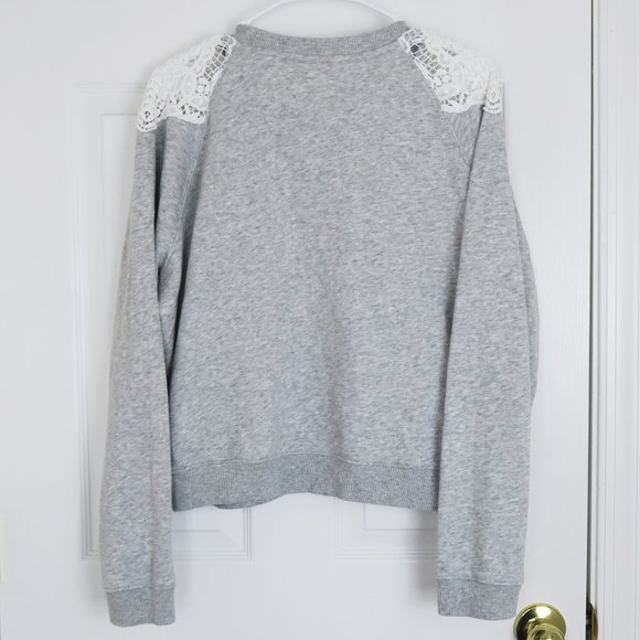Aeropostale Pullover Lace Detail Sweater Casual XL - Picture 2 of 6